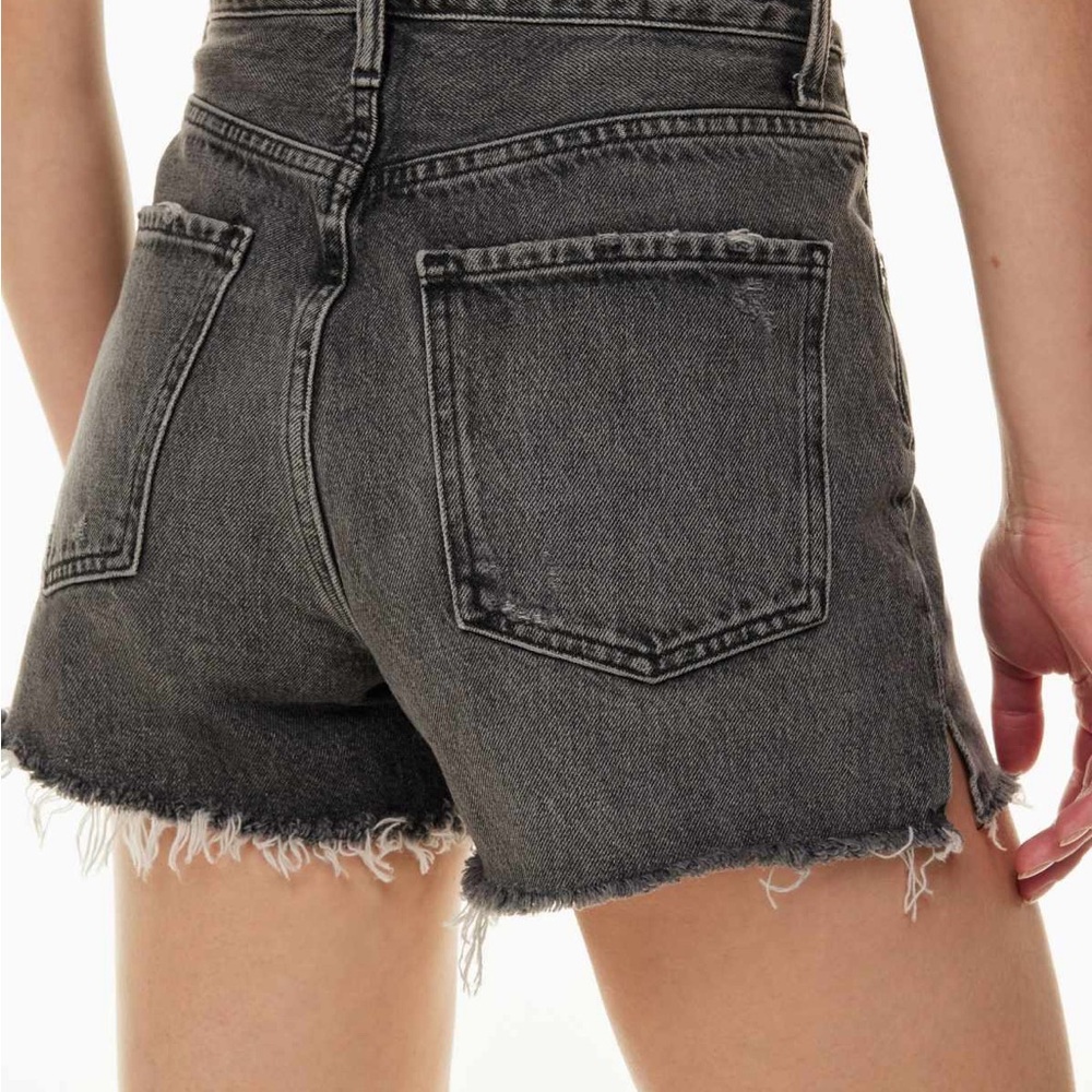Agolde Black Jean Shorts - Picture 2 of 13
